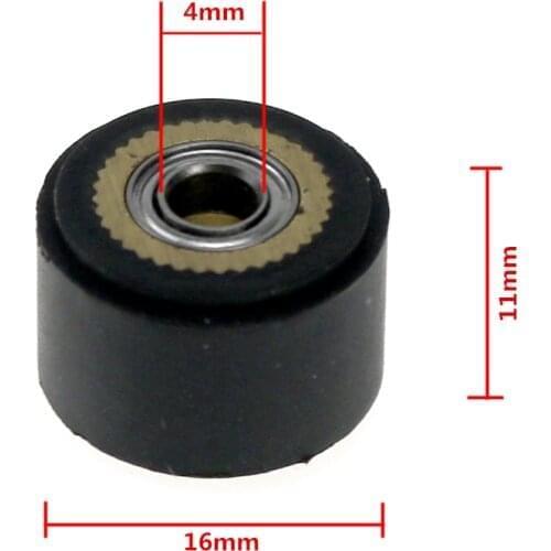 10pcs Vinyl Cutting Plotter Pinch Roller Roland Mimaki Graphtec CE5000 paper pressure rollers 4x11x16mm