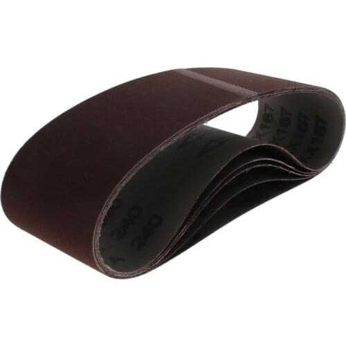 Utoolmart New 533*75 Size Sanding Belt 180/240/320 Grit Alumina Grinding Abrasive Belt High Quality 5pcs/10pcs/15pcs