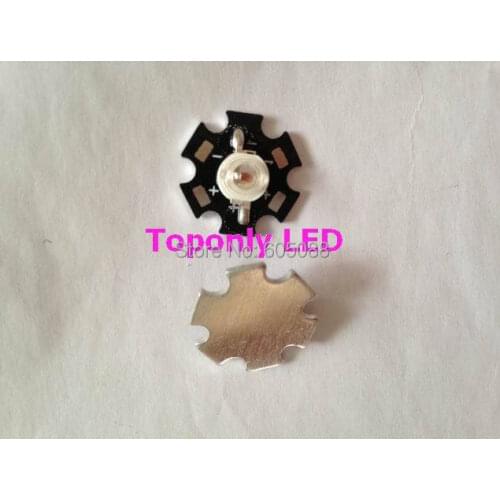 600nm 615nm Orange 3w High Power Led Beads With PCB LED Plant Growing Diode Lamps DC2.4-2.8v 700mA 400pcs/lot DHL free shipping