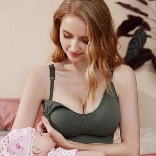 Nursing Bra Maternity Breastfeeding Bra Prevent Sagging for Pregnant Women Underwear Breast Feeding Bra