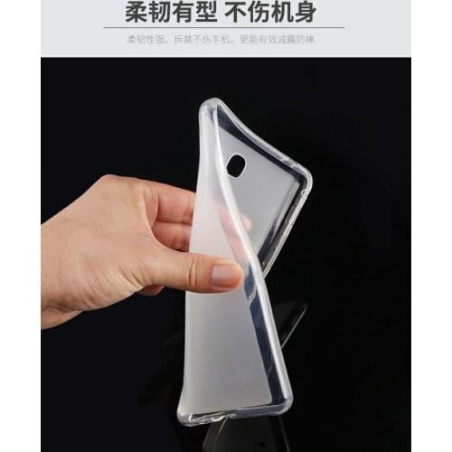 Case For Samsung Galaxy Tab Pro SM T320 T321 T325 8.4 inch Tablets Transparent Simple Soft TPU Silicone Cover Shell+pen