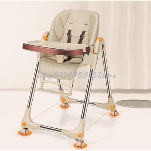 Baby Child Dining Chair Baby Small Chair Foldable Portable Multifunctional Dining Table Home Restaurant Restaurant Chair