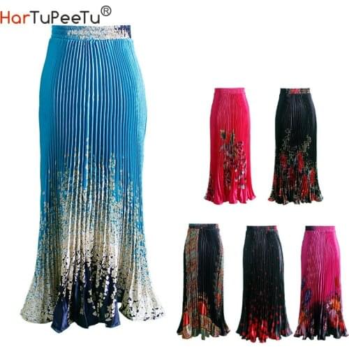 HARTUPEETU Women's Pleated Skirts