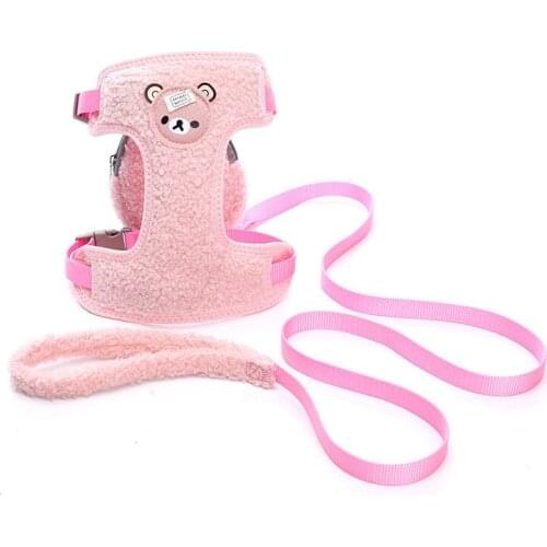 I-shaped Cat Harness And Leash Adjustable For Walking Escape Proof Easy To Put On Pet Dog Harnesses Cat Traction Harness Belt