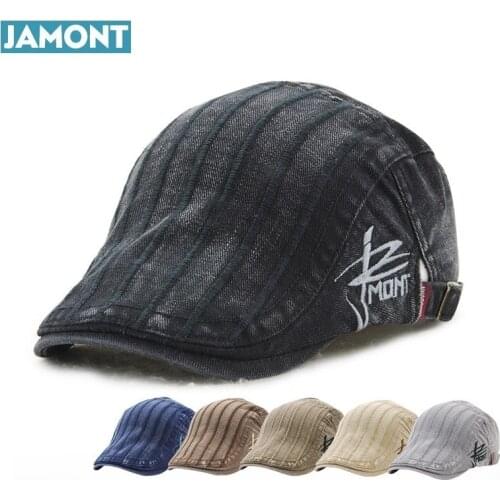 JAMONT new leisure flat caps for men Gorras Planas beret mens Cap boina casquette para homens