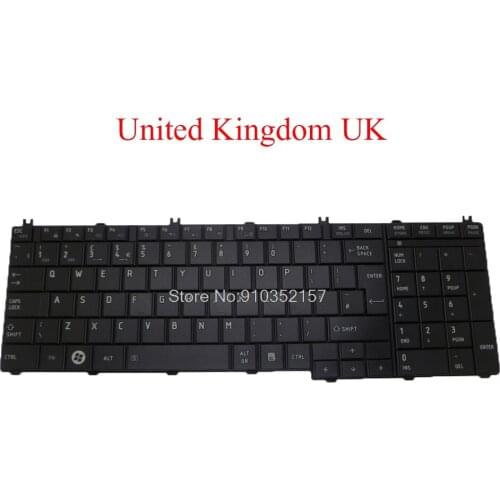 RU UK Laptop Keyboard For Toshiba For Satellite L650 L655 L670 L675 C650 C655 9Z.N4WSC.00R NSK-TN0SC 0R Russia United Kingdom