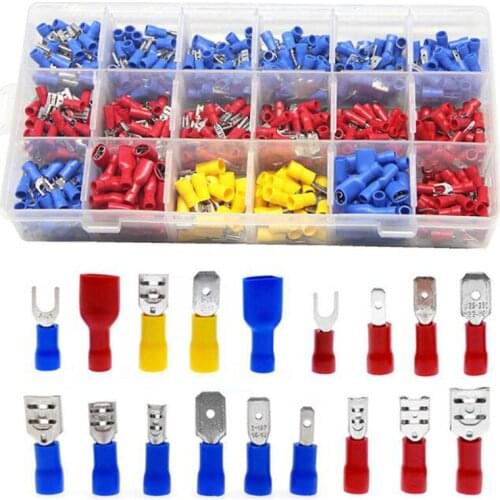 660PCS AWG Male & Female Spade Ring Crimp Butt Splice Terminals Electrical Cable Wire Connectors Assortment Kit Waterproof