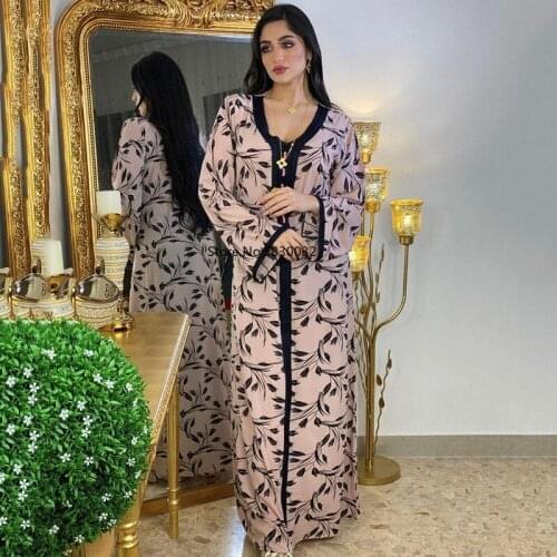 Muslim Fashion Abayas For Women Dubai Turkey Muslim Hijab Dress Bohemian Kaftan Ankara Dashiki Plus Size Boubou Evening Gowns