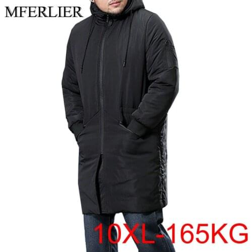 Autumn winter jackets men 10XL bust 162cm 5XL 6XL 7XL 8XL 9XL Plus size cotton men winter jackets