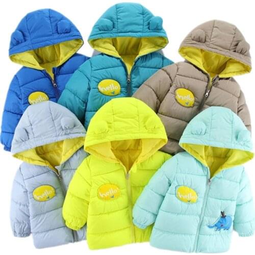 New Children Cotton Boy Girl cotton-padded clothes Teenagers children Cotton jacket Winter Childrens wear Boy girls Baby coat