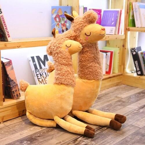 New 55-80CM Cartoon Desert Camel Plush Toy Stuffed toy Baby Comfort Toy Christmas Gift Child Room Decoration