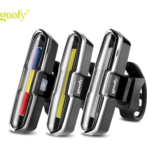 New USB Rechargeable Front Rear Bicycle Light Lithium Battery LED Bike Taillight Cycling Helmet Light Lamp Mount Bike Accessorie