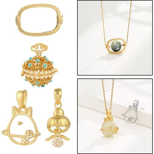 Modern Silver Pendant Tray Jewelry Findings Cameo Bezel Necklace Bracelet Earrings Pendant Base Tray Jewelry Making DIY Crafting