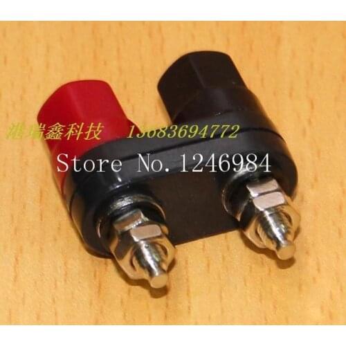 [SA]Power connector terminal double banana connector socket 4MM red and black jack terminals A-2315--50pcs/lot