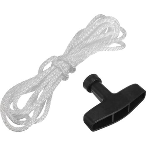 Universal 1.1M 4MM Starter Start Cord Rope Lawnmowers Pull Handle Engine Petrol