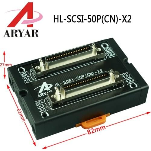 Universal SCSI 50 SCSI50 CN50 breakout terminal block interface for MR-J3, Yaskawa servo drives SCSI50 cable