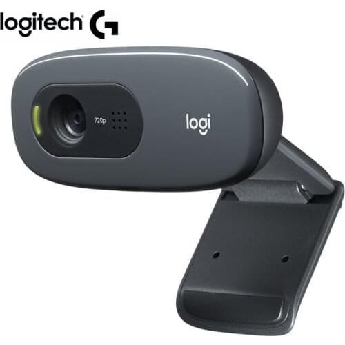 Logitech c270 webcam standard lens usb camera 720p/30fps web cam for pc video calling cam