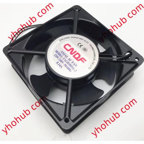 CNDF TA12038HSL-2 Server Cooling Fan AC 220V 0.14A 120x120x38mm 2-Wire