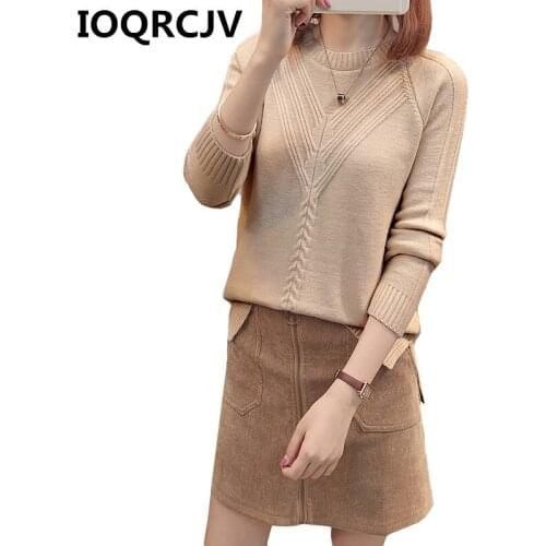 2019 Winter Women Sweaters And Pullovers O-Neck Long Sleeve Casual Sweater Female Jumper Tops Knitted Sweaters Pull Femme R577