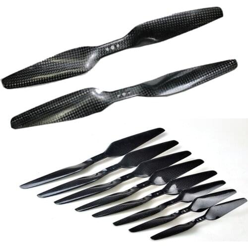 4pcs/lot T-Motor 3K Carbon Fiber Propeller 8055 9055 1055 1155 1255 1355 1455 1555 For Tiger Motor Quadcopter (2 pair)