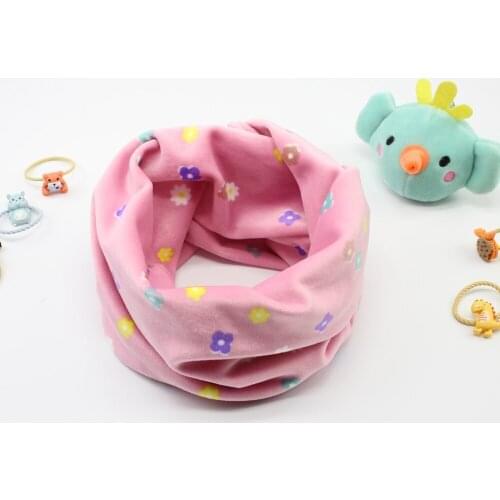 Apparel Accessories Kids Boys Girls Scarf Ring Autumn Winter Warm Children Baby Scarves Cartoon Letter Ring Neck Scarf 14 Colors