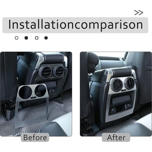 For Land Rover Discovery 3/4 2004-16 for Range Rover Sport 2009-16 car rear air outlet air outlet panel sticker accessoriescar