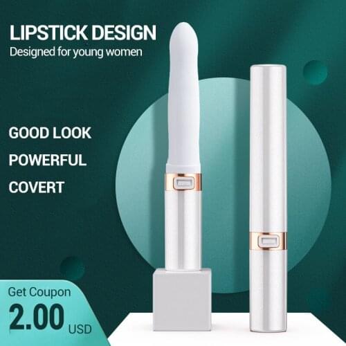 DRAIMIOR Mini Bullet Vibrators For Women USB Finger Dildo Clitoris Stimulator Vibrating Lipstick Masturbator Female Sex Toys