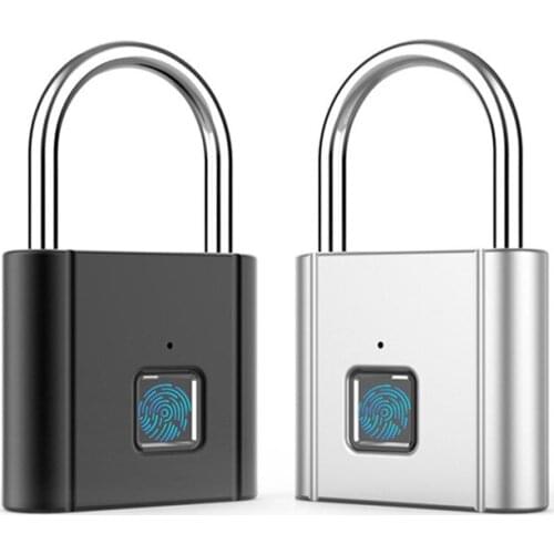 Electronic fingerprint lock fingerprint anti-theft lock lock head fingerprint padlock household fingerprint password lock