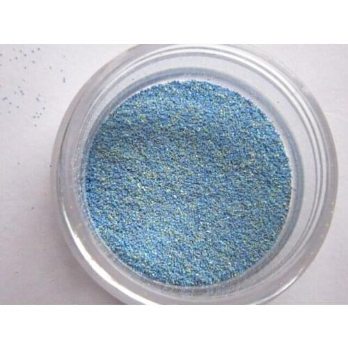 G474 008 Fine Solvent Resistant Blue Green Glitter powder Mix for Nail Polish