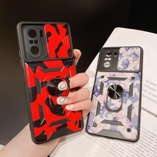 Camouflage Shockproof Armor Case For Xiaomi Redmi Note 10 Pro 10S K40 Cases Xiaomi Poco X3 Pro F3 Camera Lens Protection Cover