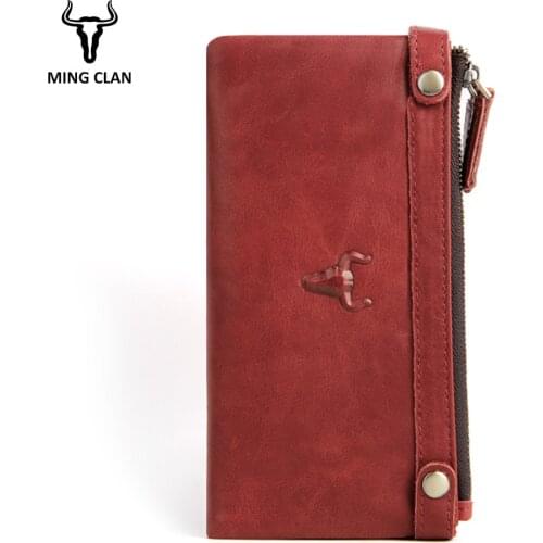 Fashion Genuine Leather Wallet Women Long Double Zipper Wallet RFID Cowhide Clutch Female Large Capacity Mony Bag Wallets