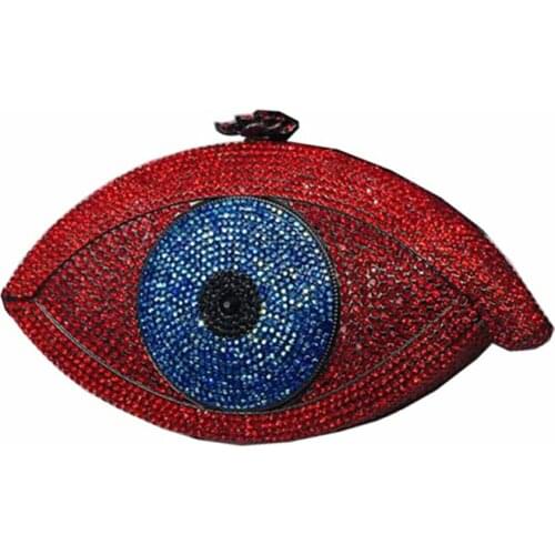 Ladies Party Small Purse Women Evening Party Big Eye Diamonds Luxury Clutch Fashion Rhinestone Wedding Party Clutch Evening Bags