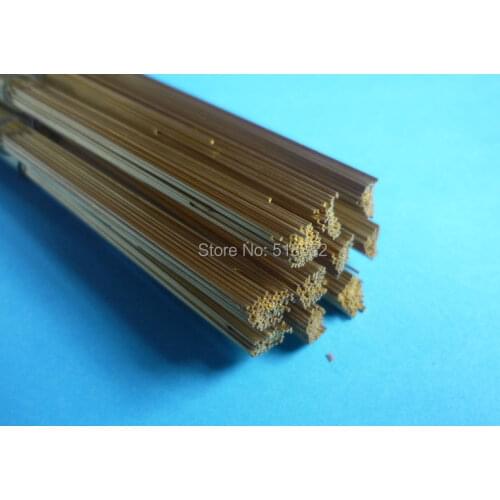 2.9mmx500mm Single Hole Ziyang Brass Electrode Tube for EDM Drilling Machines