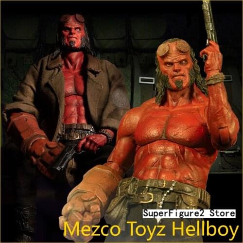 Mezco Toyz 77540 H e l l Killer 1/12th R o n Perlman Muscle Man Action Figure Full Set For Film Fans Collection Gifts
