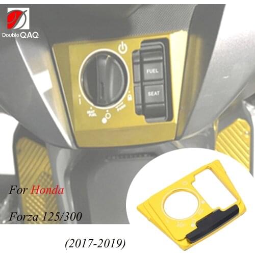 Motorcycle For Honda Forza300 250 125 MF13 2018-2020 Accessories FORZA Logo Switch Electric Door Lock Cover Guard Protector