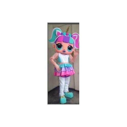 New Girl unicorn mascot costume Halloween cosplay Adult Advertising foam costumes free shipping