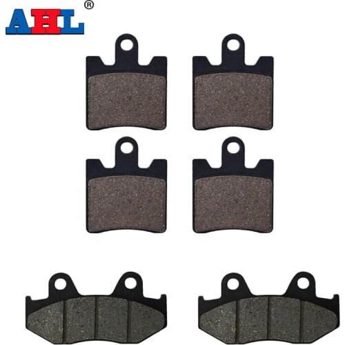 AHL Motorcycle Front and Rear Brake Pads for Suzuki AN250 AN 250 burgman skywave 250 1998-2006 AN400 AN 400 burgman 1999-2006