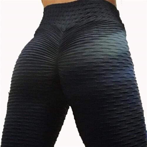 Sexy Yoga Pants Fitness Sports Leggings Jacquard Push Up Leggings Female Running Trousers High Waist Yoga Leggins Gym Pants
