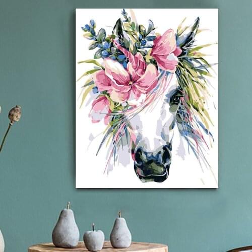 Frame Diy Olie Paint by Number Door Bumbers Abstract Acryl Ver Met Nummers Voor Volwassenen Thuis Decors Gift Easy 40X50Cm