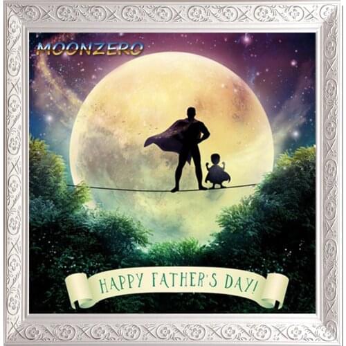 Happy Fathers Day New Needlework Full Square Drill Diamond Painting Diy Cross Stitch Crystal Embroidery Mosaic Craft Gift