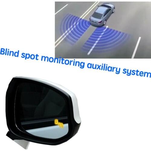 Car BSD BSM BSA Blind Area Spot Warning Drive Mirror Rear Radar Detection System For HONDA Civic 9 FB 2011~2017
