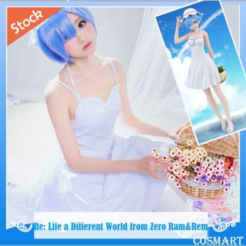 [Stock]Anime Re: Life a Different World from Zero Rem Cosplay Costume Dress Halloween Suit For Women Outfit New