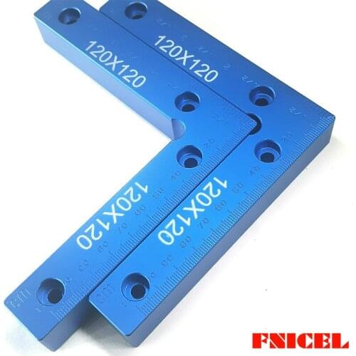 90 Degree Precision Positioning L Squares Block 120x120mm Positioning Right Angle Ruler Clamping Measure Tools
