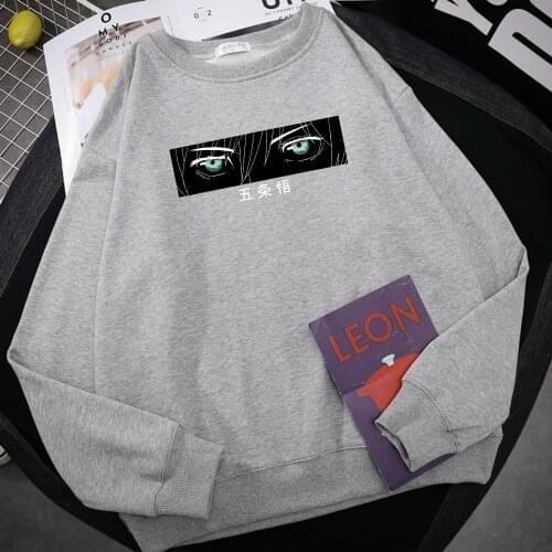 Gojo Satoru Jujustu kaisen Anime Printed Hoodie Men Autumn Casual Hoody hip hop Soft Sweatshirt Oversize Warm Streetwear Unisex