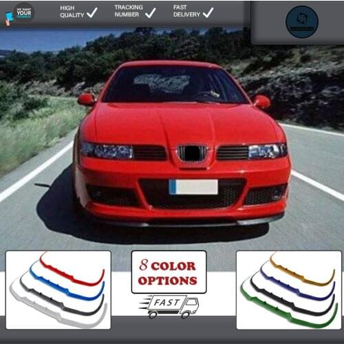 For seat leon mk1 1m front lip universal spoiler lip bumper 3 piece free fast shipping designed full harmony body kit design