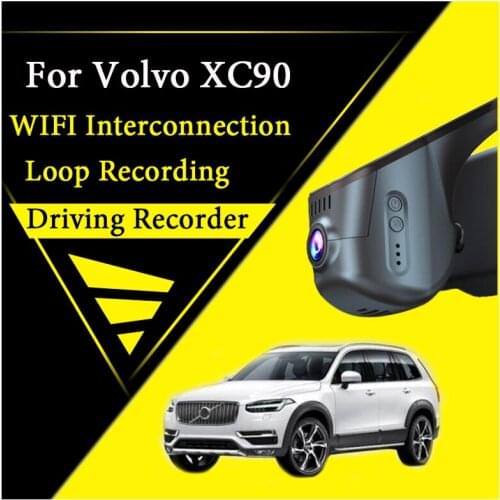 For Volvo XC90 2015~2020 Car Road Record Dash Camera Driving Video Recorder WiFi DVR