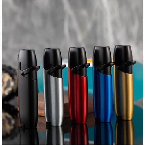 Torch Lighter Jet Flame Jet Butane Direct Jet Kitchen Grill Metal Turbine Windproof Cigar Lighter