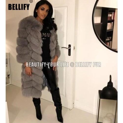 Real Fox Fur Coat Women Natural Real Fur coats Winter Outerwear Women Clothes