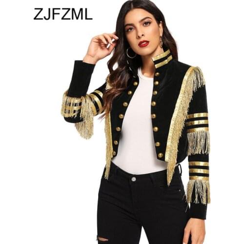 Женские короткие куртки ZJFZML ZZ China At AliExpress