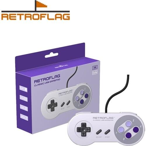 1 or 2PCS Retroflag SUPERPi Wired USB Gamepad Game Gaming Controller for SUPERPi CASE-U / CASE-J / NESPi Case / Raspberry Pi